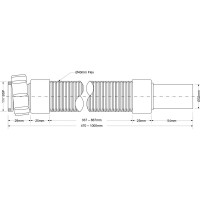 Гофра McAlpine 1,0м-32x32 MRMF1