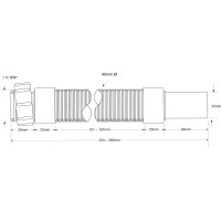 Гофра McAlpine 0,3м-32x32 MRMF1-03