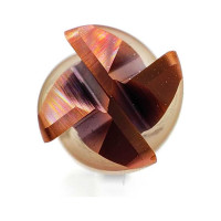 Фреза СпецТехИнструмент твердосплавная D12-CR1.0-L75-T4-TiAlN-HRC55A STI E550MAX D12-CR1.0-L75-T4-TiAlN-HRC55A