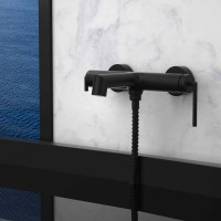 Смеситель для ванны и душа BelBagno Acqua ACQUA-VASM-NERO