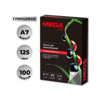 Пленка-пакет для ламинирования ProMega office А7 80x110 мм 125 мкм глянцевая, 100 шт в упаковке 254674