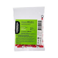 Наконечник GENERICA нки 1,25-4 кольцо 0,5-1,5мм (100шт/упак) UNL20-D15-4-4-G