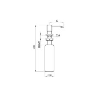 Дозатор Point черный PN3201B