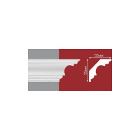 Плинтус Decor Ek d103/80 мм, в упаковке 2 шт. D-103