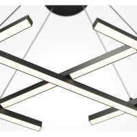 Подвесной светильник MAYTONI halo led 40w алюминий черный MOD244PL-L50BK