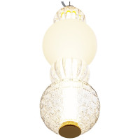 Подвесной светильник MAYTONI collar led 17w металл и акрил золото P069PL-L17G3K