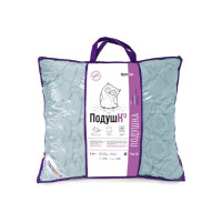 Стеганая подушка Мягкий сон 70x70, "одеялson" серия "сова", голубой ПСС-6156у