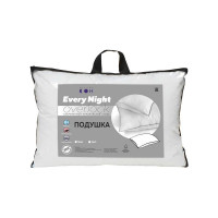 Подушка Мягкий сон оверлок, 70x50, "every night" белый ПОов-6115у