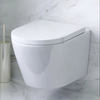 Инсталляция AM.PM MasterFit с клавишей L черный матовый, с подвесным унитазом Sense FlashClean, с сиденьем IS100138.741701