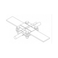 Зажим крестообразный Protectpro стержень (14-22мм) — полоса/пруток (8-12мм) 3502CZ/Zn