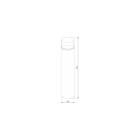 Садово-парковый светильник Elektrostandard 1532 TECHNO LED чёрный a052251