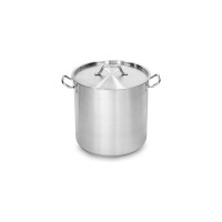 Кастрюля Viatto Commercial нержавеющая сталь с тройным дном 300x220 мм объем 15 л с двумя ручками 101325 65307