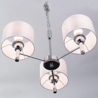 Люстра Citilux Аврора с белыми абажурами CL463130