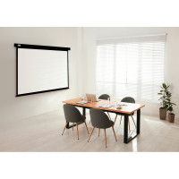 Настенно-потолочный рулонный экран CACTUS 187x332 см Wallscreen CS-PSW-187x332-BK 16:9 черный 1678334