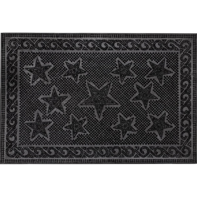 Резиновый придверный коврик ComeForte PIN MAT Звездочки PM-020