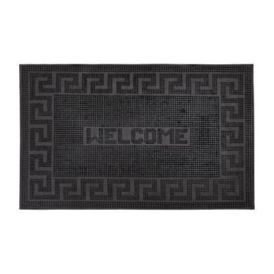 Резиновый придверный коврик ComeForte PIN MAT Welcome PM-014