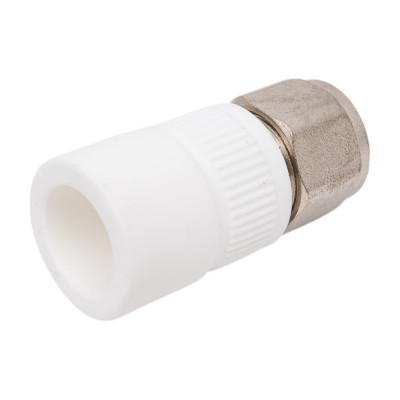 Valfex Комбинированная муфта для соединения PPR-PEX труб 20x16 (200/20) () БЕЛАЯ К 11142020