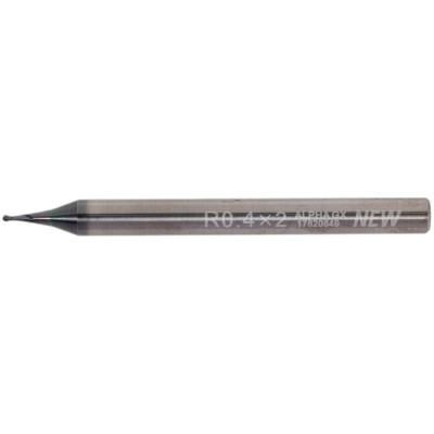 New Century Фреза концевая твердосплавная Alpha-GX c 2-мя зубьями, 0.8X4X0.8(2)X45, New Century G9I68008020N