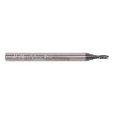 New Century Фреза концевая твердосплавная Alpha-GX c 2-мя зубьями, 2X4X3(6)X45, New Century G9I64020060N