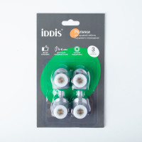IDDIS Ролики, 2 верхних, 2 нижних, одинарные, D=23 мм, серый, стекло 5-6 мм, , 966S23GR6DZ