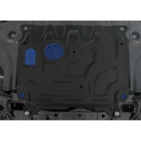 Защита картера и КПП Rival для Hyundai Solaris II V - 1.4; 1.6 2017-2020/Hyundai Sola 111.2369.1