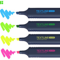 Набор текстовыделителей BERLINGO Textline HL500 4 цвета, 1-5 мм T7020