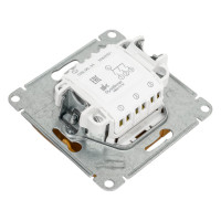 3-клавишный механизм выключателя Systeme Electric скрытой проводки Glossa 10А IP20 1+1+1 10AX дуб GSL000531