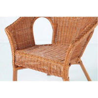 Кресло с подушкой Vinotti 02/08B Коньяк