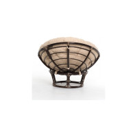 Кресло Vinotti Papasan 23/01 Темный Коньяк Подушка Рогожка