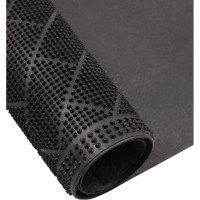 Придверный резиновый коврик ComeForte PIN MAT Кирпичики 40х60 см полукруглый PM-113