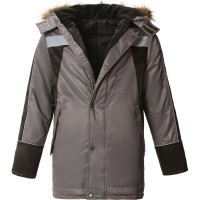 Утепленная куртка СОЮЗСПЕЦОДЕЖДА Ямал темно-серая/черная, р. 48-50, рост 170-176 2000000009841