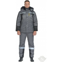 Утепленный костюм СОЮЗСПЕЦОДЕЖДА Ямал, темно-серый/черный, р. 48-50, рост 170-176 2000000009766