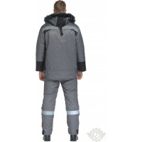 Утепленный костюм СОЮЗСПЕЦОДЕЖДА Ямал, темно-серый/черный, р. 48-50, рост 170-176 2000000009766