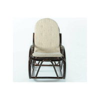 Кресло-качалка с подушкой Vinotti 05/04 Темный Коньяк