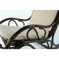 Кресло-качалка с подушкой Vinotti 05/04 Темный Коньяк