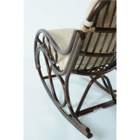 Кресло-качалка с подушкой Vinotti 05/04 Темный Коньяк