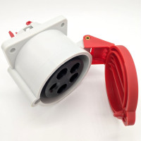 Встраиваемая розетка Bals 32A, 5р, 6h, 400V, IP44, Quick-Connect 1 шт. 132002-b