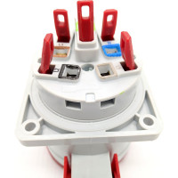 Встраиваемая розетка Bals 32A, 5р, 6h, 400V, IP44, Quick-Connect 1 шт. 132002-b