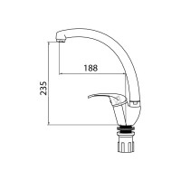 Кухонный Смеситель EMAR 3013.6 Барит