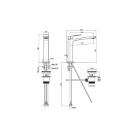 Смеситель для раковины FIMA CARLO FRATTINI FIT F3381LCR
