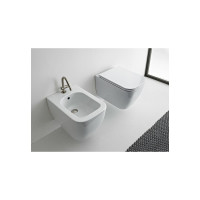 Подвесной безободковый унитаз Scarabeo TEOREMA 2.0 5126/CL