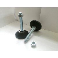 Винтовая регулируемая опора UnitMC 80хМ16х100 (основание PA66, винт сталь) 400202 80xM16x100