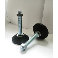 Винтовая регулируемая опора UnitMC 80хМ16х100 (основание PA66, винт сталь) 400202 80xM16x100