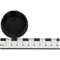 Круглая заглушка для труб НАКРЕПКО (внутренняя; черная; 50 мм; 10 шт) 216813