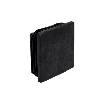 Квадратная заглушка для труб НАКРЕПКО (внутренняя; черная; 50х50 мм; 6 шт) 216814