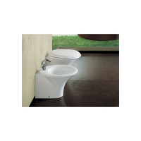 Напольное биде HATRIA SCULTURE 1 отверстие для смесителя, 40х60 см, белое YR4201