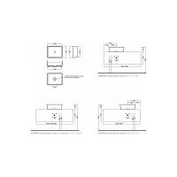 Накладная раковина HATRIA H.HOUR 11.00 SLIM без отверстий для смесителя, без перелива, белая Y1VH01