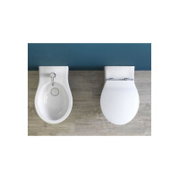 Подвесной безободковый унитаз HATRIA LE FIABE RIMLESS белый Y1CD01