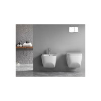 Подвесной безободковый унитаз HATRIA NEXT RIMLESS белый Y1F101