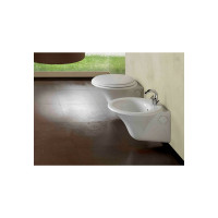 Подвесное биде HATRIA SCULTURE 1 отверстие для смесителя, 40х60 см, белое Y0BF01